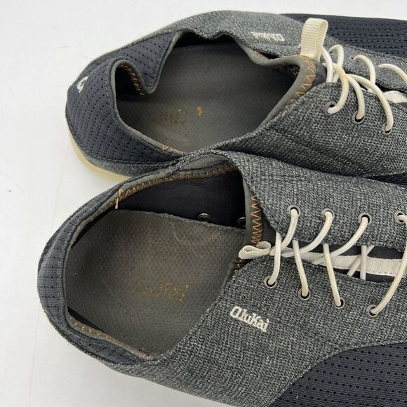 OluKai Nohea Moku Slip On Boat Shoes Drop Heel Land Water Mens 11.5